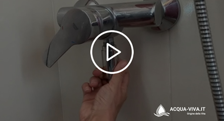 Funzionamento purificatore acqua doccia Revital